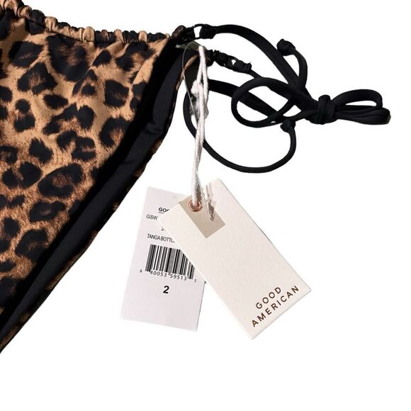GOOD AMERICAN•Leopard bikini bottoms - Picture 4 of 6
